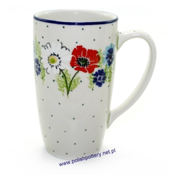 Kubek wysoki do latte 0,4L II Gatunek dek. 2510X Polskie Kwiaty